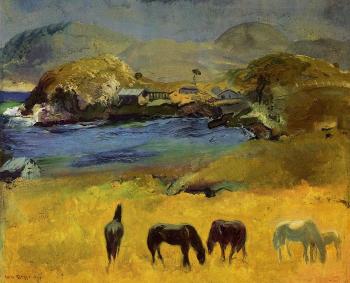 George Bellows : Horses, Carmel